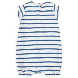 Week-end à la mer-Blue Striped Baby Shortie | Childrensalon Outlet