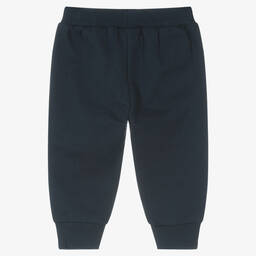 Week-end à la mer-جوغرز قطن جيرسي لون كحلي وأحمر للمواليد | Childrensalon Outlet