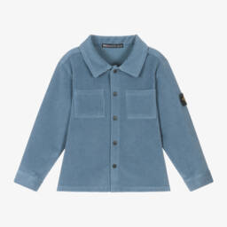 Week-end à la mer-قميص كوردروي لون أزرق للأولاد | Childrensalon Outlet