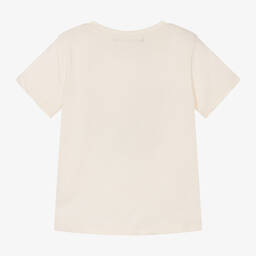 Week-end à la mer-Boys Ivory Cotton Lighthouse T-Shirt | Childrensalon Outlet