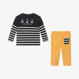 Week-end à la mer-Boys Nautical Stripe Leggings Set | Childrensalon Outlet