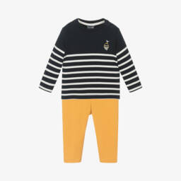 Week-end à la mer-Boys Nautical Stripe Leggings Set | Childrensalon Outlet