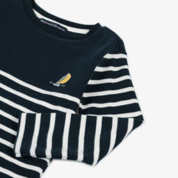 Week-end à la mer-Boys Nautical Striped Cotton Shirt | Childrensalon Outlet