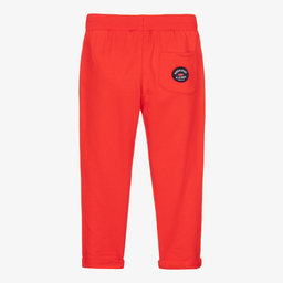 Week-end à la mer-Boys Red Cotton Joggers | Childrensalon Outlet