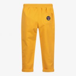 Week-end à la mer-Boys Yellow Cotton Joggers | Childrensalon Outlet