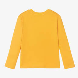Week-end à la mer-Boys Yellow Cotton Top | Childrensalon Outlet