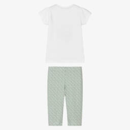 Week-end à la mer-Комплект леггинсов с цветочным узором и лобстерами для девочек | Childrensalon Outlet