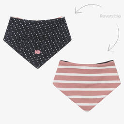 Week-end à la mer-طقم ليقنز  أطفال بناتي قطن لون زهري وكحلي | Childrensalon Outlet