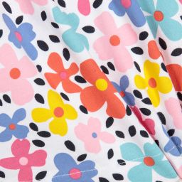 Week-end à la mer-Girls Pink Cotton Leggings Set | Childrensalon Outlet