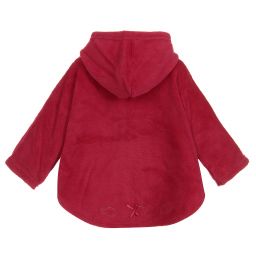 Week-end à la mer-Girls Pink Fleecy Cape | Childrensalon Outlet