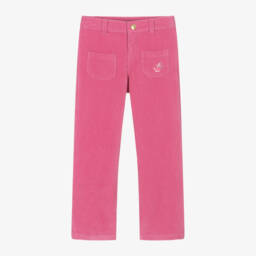 Week-end à la mer-Girls Rosy Corduroy Trousers | Childrensalon Outlet