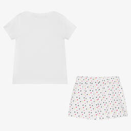 Week-end à la mer-Girls White Cotton Dream Catcher Pyjamas | Childrensalon Outlet