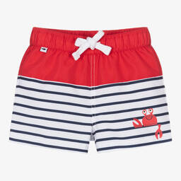Week-end à la mer-Red & Blue Swims Shorts | Childrensalon Outlet