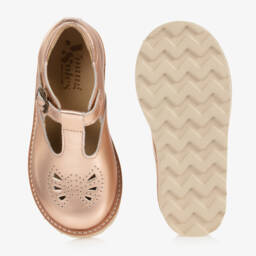 Young Soles-Золотисто-розовые кожаные туфли для девочек | Childrensalon Outlet