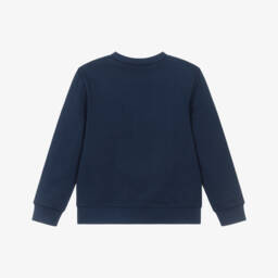 Zadig&Voltaire-سويت شيرت كلاسيكي أزرق قطني للأولاد | Childrensalon Outlet