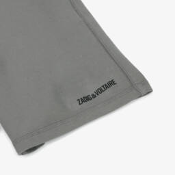 Zadig&Voltaire-Серые хлопковые вязаные шорты для мальчиков | Childrensalon Outlet