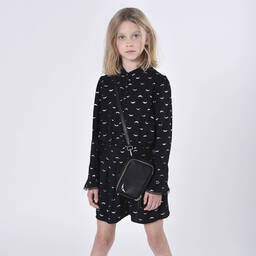 Zadig&Voltaire-بلاي سوت فيسكوز لون أسود للبنات | Childrensalon Outlet