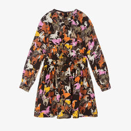 Zadig&Voltaire-Girls Black Viscose Dress | Childrensalon Outlet