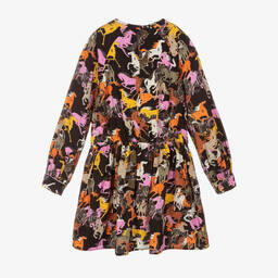 Zadig&Voltaire-Girls Black Viscose Dress | Childrensalon Outlet