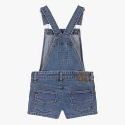 Zadig&Voltaire-Girls Denim Dungaree Shorts | Childrensalon Outlet
