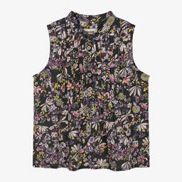 Zadig&Voltaire-Girls Floral Print Viscose Blouse | Childrensalon Outlet