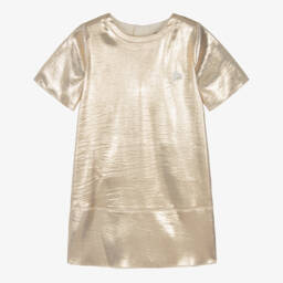 Zadig&Voltaire-فستان حفلات ذهبي براق للبنات | Childrensalon Outlet