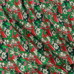 Zadig&Voltaire-Girls Green & Pink Floral Tiered Skirt | Childrensalon Outlet