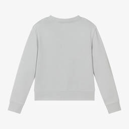 Zadig&Voltaire-سويتشيرت قطن لون رمادي للبنات | Childrensalon Outlet