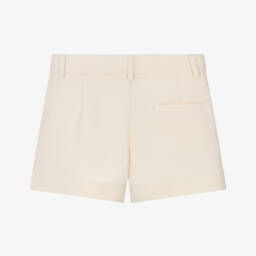 Zadig&Voltaire-Girls Ivory Shorts with Star Sparkle | Childrensalon Outlet