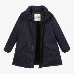 Zadig&Voltaire-Синяя утепленная куртка для девочек | Childrensalon Outlet