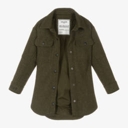 Zadig&Voltaire-Girls Olive Long Jacket | Childrensalon Outlet