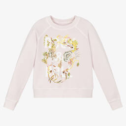 Zadig&Voltaire-Розовый хлопковый свитшот | Childrensalon Outlet
