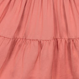 Zadig&Voltaire-Girls Pink Viscose Satin Skirt | Childrensalon Outlet
