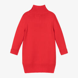 Zadig&Voltaire-فستان بلوفر مزيج صوف محبوك لون أحمر | Childrensalon Outlet