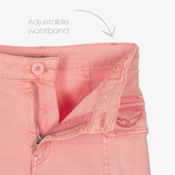 Zadig&Voltaire-شورت بناتي وردي من التويل العملي | Childrensalon Outlet