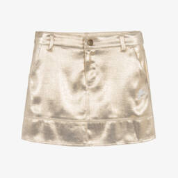 Zadig&Voltaire-Золотая блестящая юбка для девочек | Childrensalon Outlet