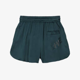 Zadig&Voltaire-شورت ساتان تركواز للبنات | Childrensalon Outlet