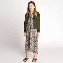 Zadig&Voltaire-Хлопковая куртка цвета хаки | Childrensalon Outlet