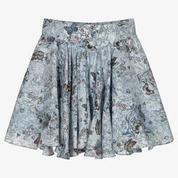 Zadig&Voltaire-Teen Blue Butterfly Skirt | Childrensalon Outlet