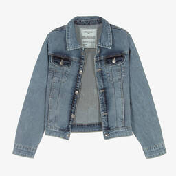 Zadig&Voltaire-Синяя джинсовая куртка с черепом | Childrensalon Outlet