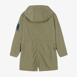 Zadig&Voltaire-معطف باركا تينز ولادي لون أخضر كاكي | Childrensalon Outlet