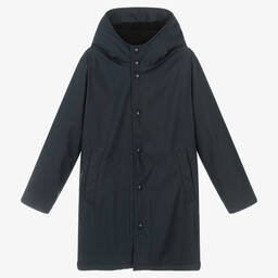 Zadig&Voltaire-Teen Boys Navy Blue Parka Coat | Childrensalon Outlet