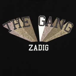 Zadig&Voltaire-Черное хлопковое платье для подростков | Childrensalon Outlet