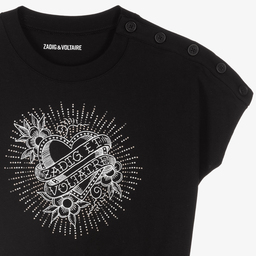 Zadig&Voltaire-Черный комбинезон для девочек-подростков | Childrensalon Outlet