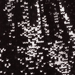 Zadig&Voltaire-فستان تينز بناتي مزين بترتر لون أسود | Childrensalon Outlet