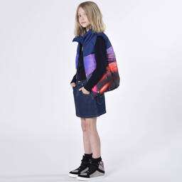 Zadig&Voltaire-Teen Girls Black Suede & SIlver Trainers | Childrensalon Outlet