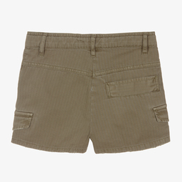 Zadig&Voltaire-Зеленые хлопковые шорты для девочек-подростков | Childrensalon Outlet