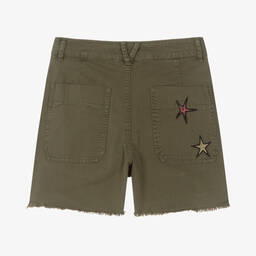 Zadig&Voltaire-Зеленые шорты из хлопкового твила | Childrensalon Outlet