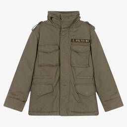 Zadig&Voltaire-Teen Girls Green Parka Coat | Childrensalon Outlet