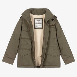 Zadig&Voltaire-Teen Girls Green Parka Coat | Childrensalon Outlet